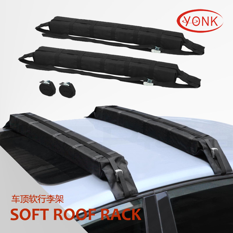 Yonk Yonik No Roof Rack Kayak Surfboard Snowboard EPE Roof Soft Rack Y04003