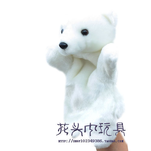 Teddy bear children animal plush gloves toy bear hand puppet baby comforting storytelling early childhood education doll