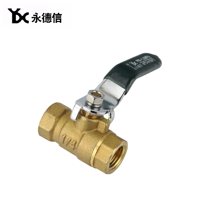 Yongdexin 216C brass ball valve all copper inner thread ball valve DN15 4 points DN20 6 points 1 inch