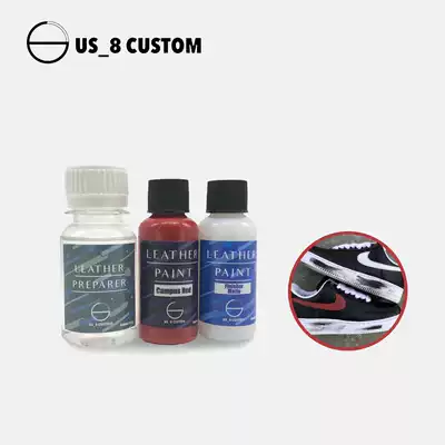 US8 sneakers custom AF1PMO joint name GD hook Red Hook DIY painting red pigment change set