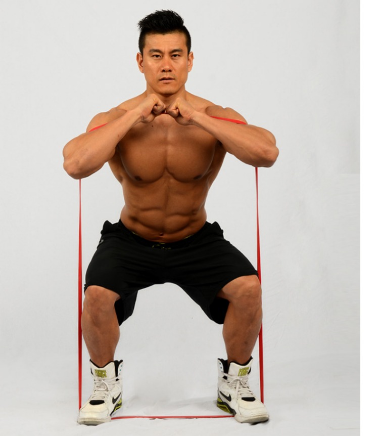Tập thể dục sức mạnh ban nhạc nữ giảm béo định hình tập thể dục yoga tập thể dục nam squat theo dõi và đai sức mạnh trường quần tập yoga