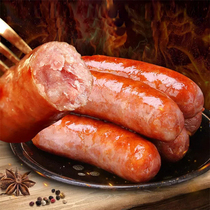 Taiwan style pure meat sausage Volcanic stone grilled sausage Pure meat sausage Black pepper authentic sausage Handmade grilled sausage Hot dog sausage convenient