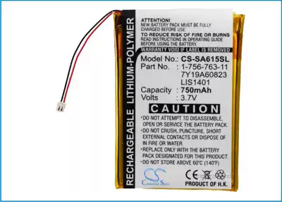 High applicable SonyNWZ-S600 610 615 616 MP3 4 battery LIS1401