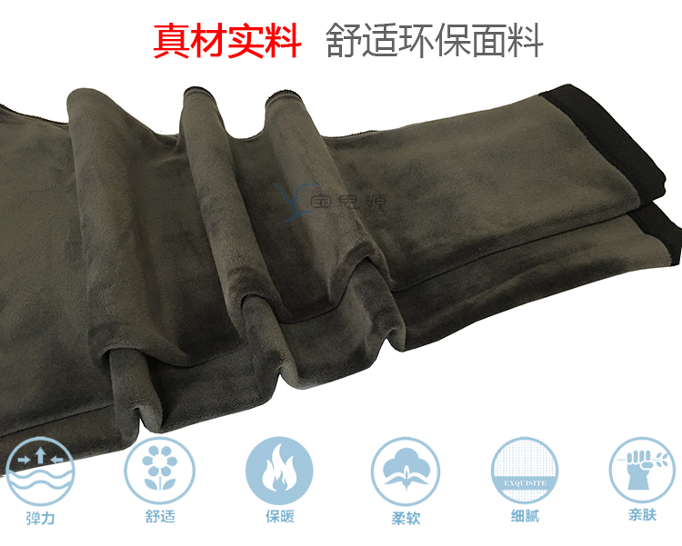Quần áo bà bầu cỡ lớn 200 kg mùa thu và mùa đông nhung mỏng Bà bầu xà cạp hỗ trợ dạ dày quần thun rộng thêm 300 kg quần yếm bầu