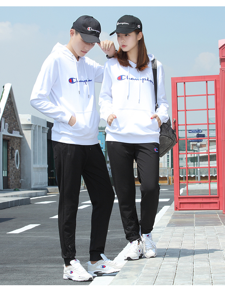 champion潮牌冠军正品男女同款圆领卫衣情侣