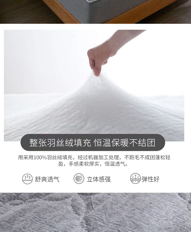 Giường bông đơn đệm bông Simmons nệm bọc nệm cố định trải giường trẻ em tốt - Trang bị Covers ga trải giường chun đẹp	