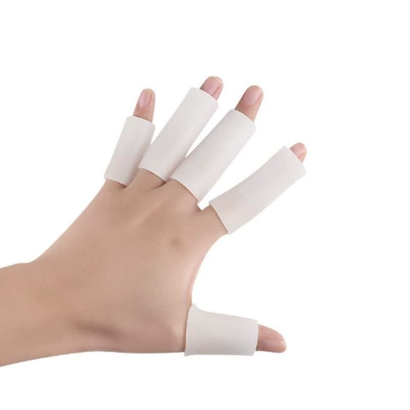 Cao su nắp ngón tay cao su bọc ngón tay silicone dày Tấn bảo vệ cắt rau cao su Tấn mài Tấn nóng bảo hộ lao động ngón tay