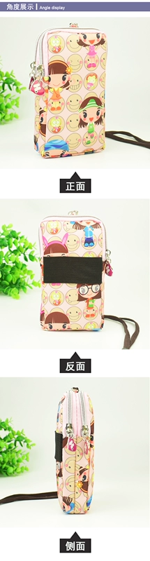 Túi điện thoại di động nữ 2018 new mini bag purse thể thao túi điện thoại treo cổ dễ thương cổ tay túi 258 tui xach dep