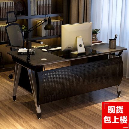 老板桌 办公桌 单人钢化玻璃电脑桌简约现代大班台经理桌办公家具-tmall.com天猫 老板桌 办公桌 单人钢化玻璃电脑桌简约现代大班台经理桌办公家具-tmall.com天猫