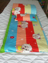 Cotton pure cotton kindergarten three-piece quilt with core Pure Xinjiang cotton quilt Winter quilt Kindergarten three-piece quilt