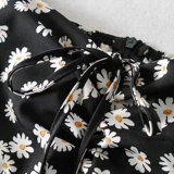 Летнее шифоновое платье, длинная юбка, по фигуре, цветочный принт, французский стиль, А-силуэт, эффект подтяжки, средней длины