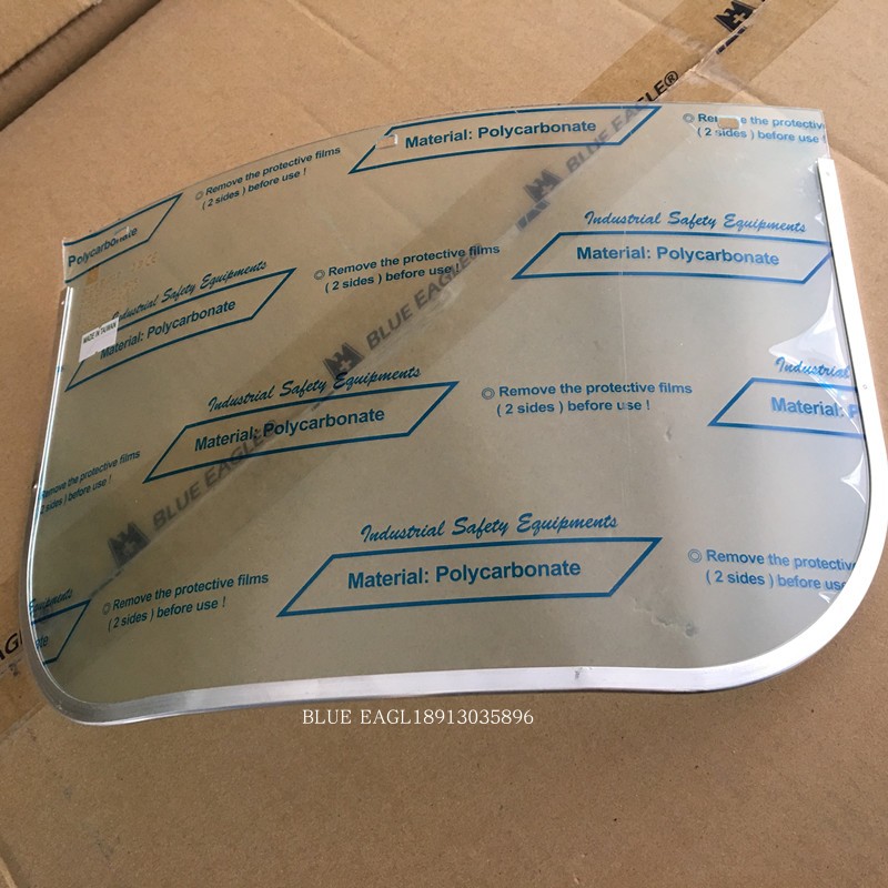 BlueEagle Taiwan Blue Eagle PC Transparent face screen Anti-impact splash-proof K28 face screen aluminium wrapping side face screen