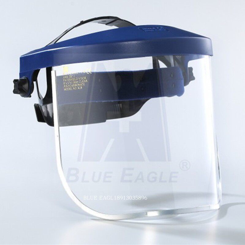 BlueEagle Taiwan Blue Hawk Laboratory Dental Transparent Facial Screen K4 K28 Resistance to Impact