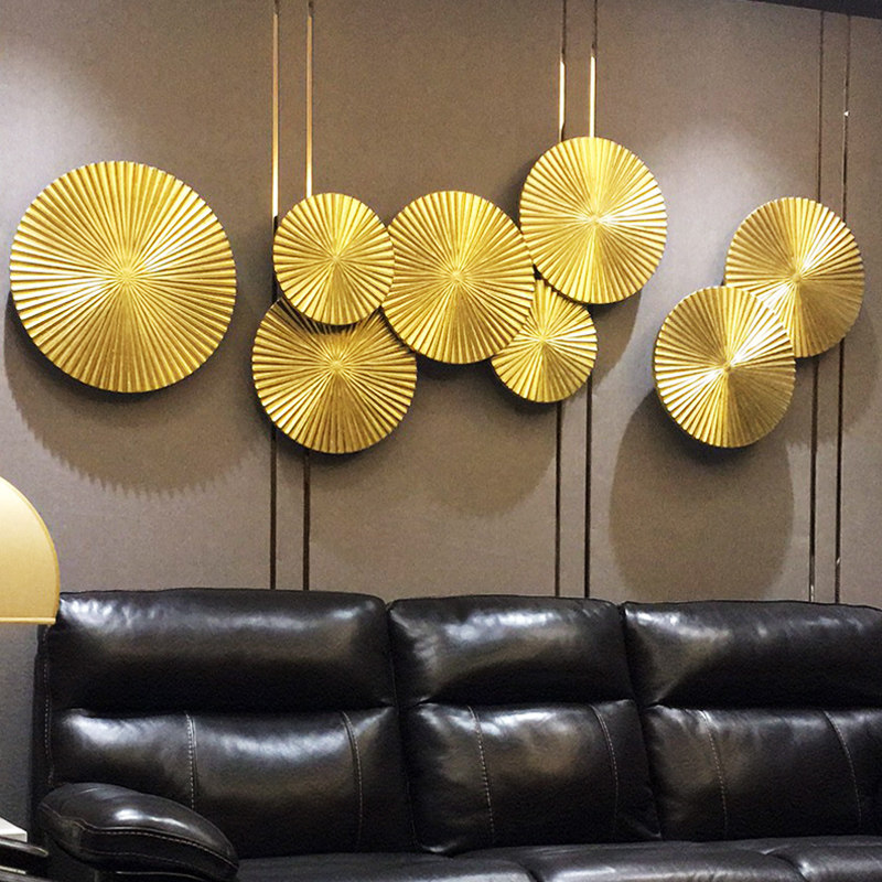 Light luxury wall decoration TV sofa background wall Creative pendant Dining room living room wall wall wall hanging decoration