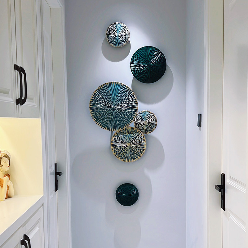 Modern light and luxurious entry to the family Hanging Decoration Corridor Aisle Wall Decoration Pendant Solid Wall Decoration Wall Hanging-Taobao