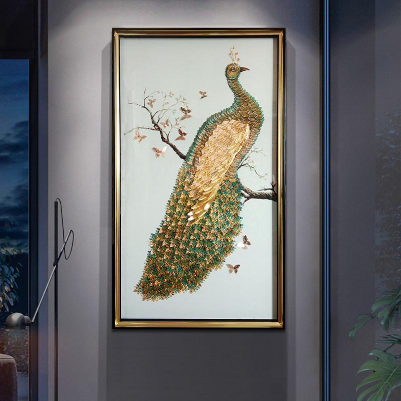 Light and luxurious entry into the family The Modern Brief Corridor Aisle Hung Painting and Feng Shui Living Room Physical Decoration Painting