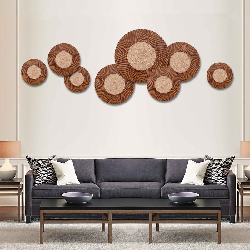 Art New Chinese Style Creative Wall Decoration Decorated with Southeast Asian Wall Decoration Room Bedroom Wall Decoration