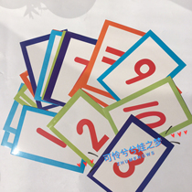 Kindergarten digital card full set of baby early education teaching aids teaching picture card children learning cognitive literacy card