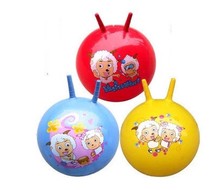 Promotional horn ball large horn jumping ball inflatable toy childrens horn ball fitness ball horn ball