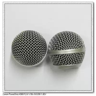 Wireless microphone accessories drop-resistant and corrosion-resistant wireless microphone head microphone mesh cover PG58 net head 58 mesh cover