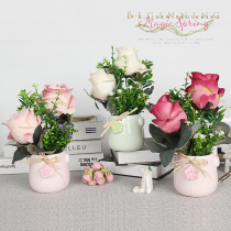 Nordic ins hipster silk flower fake flower simulation flower living room decoration table flower flower decoration bouquet ornaments