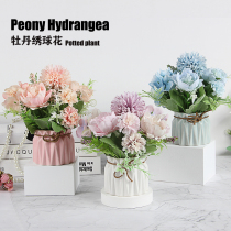 Nordic small simulation fake flower decoration ornaments living room home coffee table decoration plastic insert dry bouquet table potted