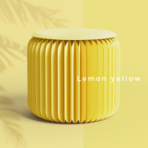 18 paper folding sofa side stool creative furniture small apartment low stool clothing shoe shop living room fashion cylindrical stool