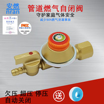 Self-closing valve Natural gas pipeline safety valve Household gas stove water heater leakage explosion-proof protection gas valve