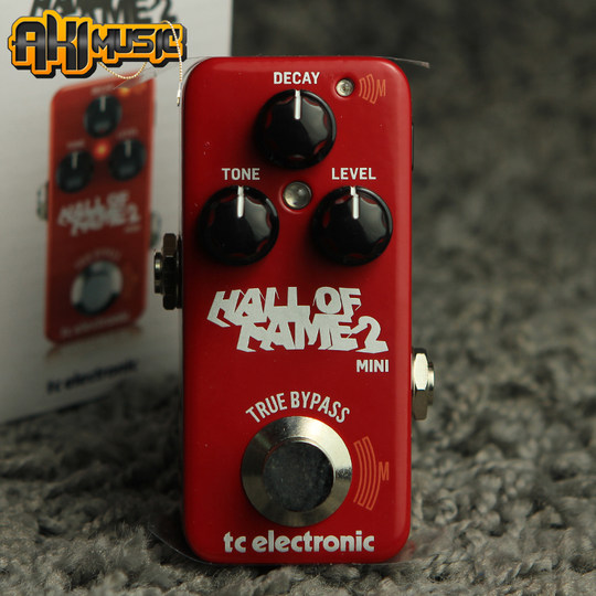 Tc Hof2 Mini Classic Reverb Single-Block Space Atmosphere Guitar Tone Effector Hall of Fame2