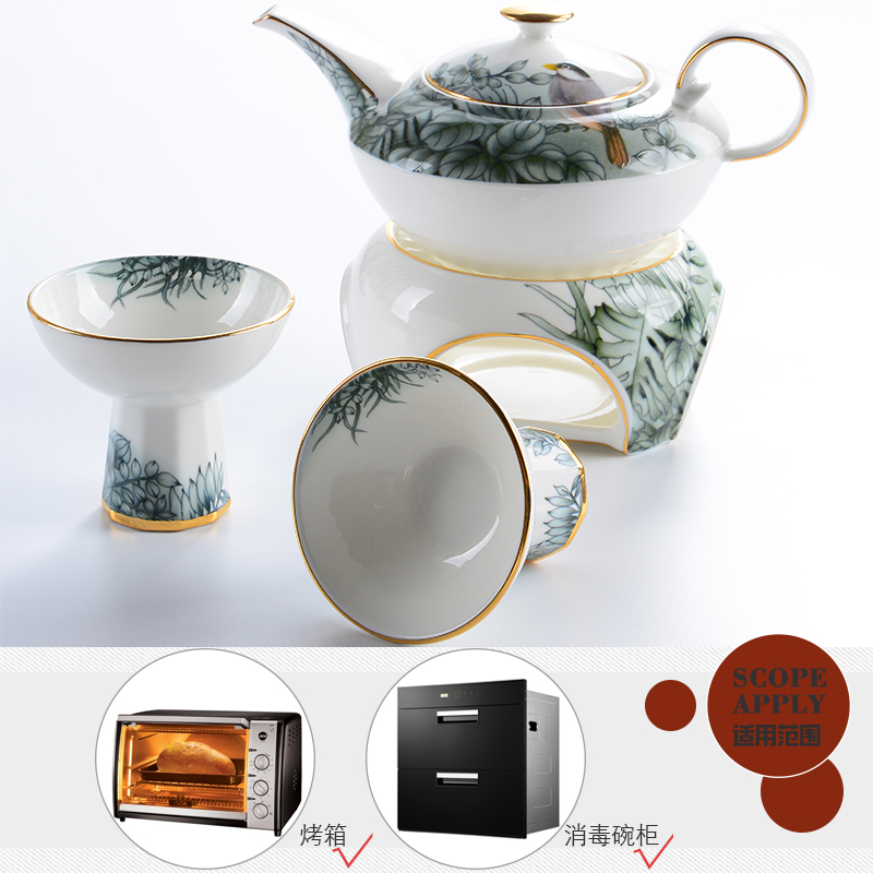 Dao yuen court dream scented tea tea tea kung fu tea tea set home European ideas of a complete set of simple marriage