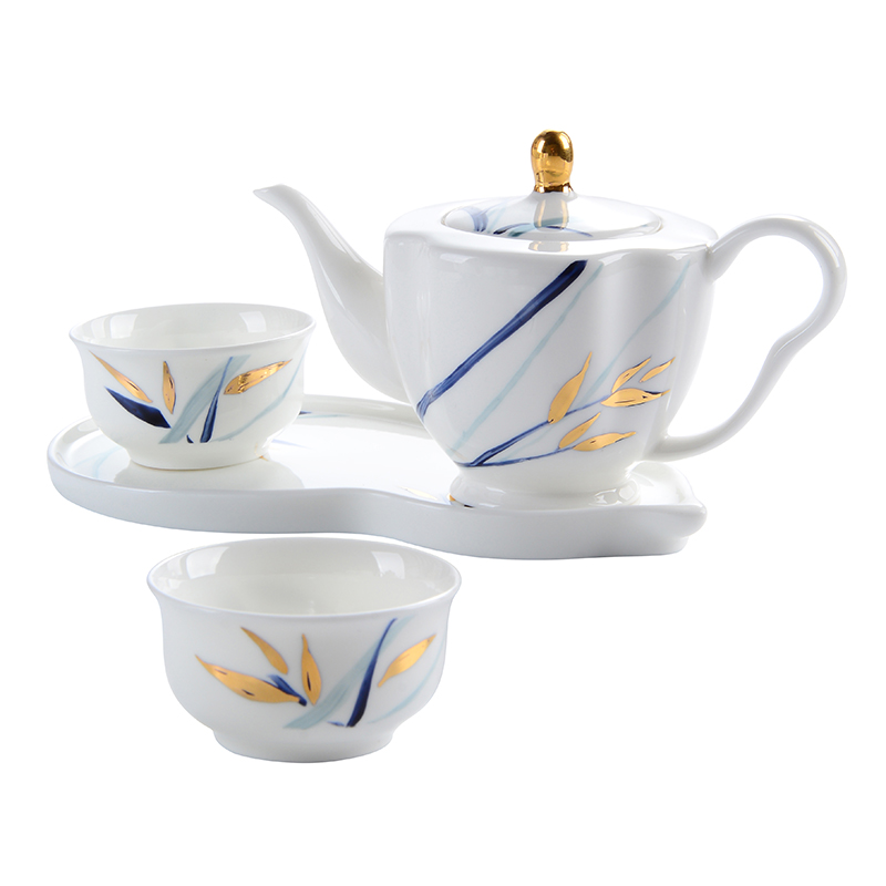 The Dao yuen court dream tea set suit household contracted and I hand - made of high - grade ipads China Chinese style wedding gifts tea tea set