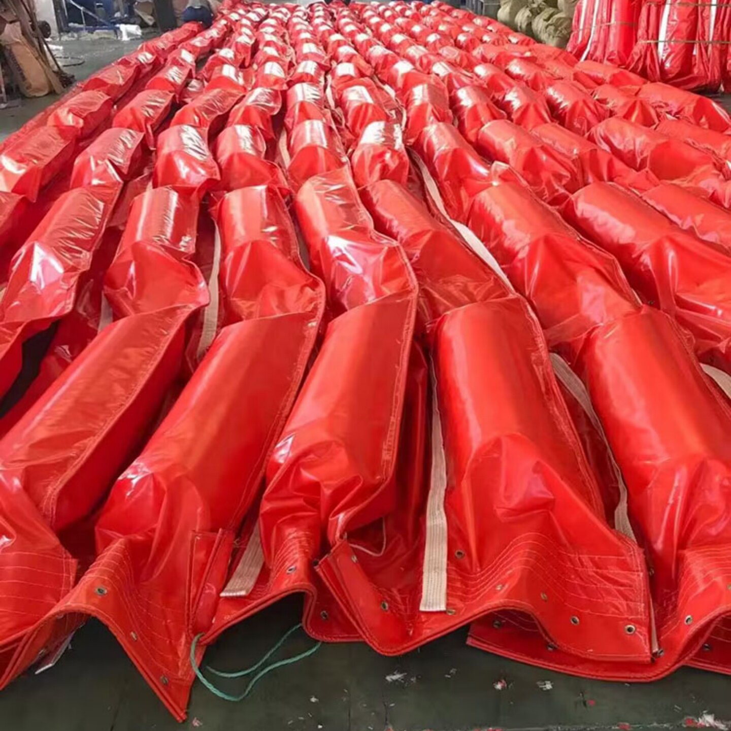 围油栏轻型WGV450固体浮子式拦污带水面码头围堵pvc防扩散 拦油绳