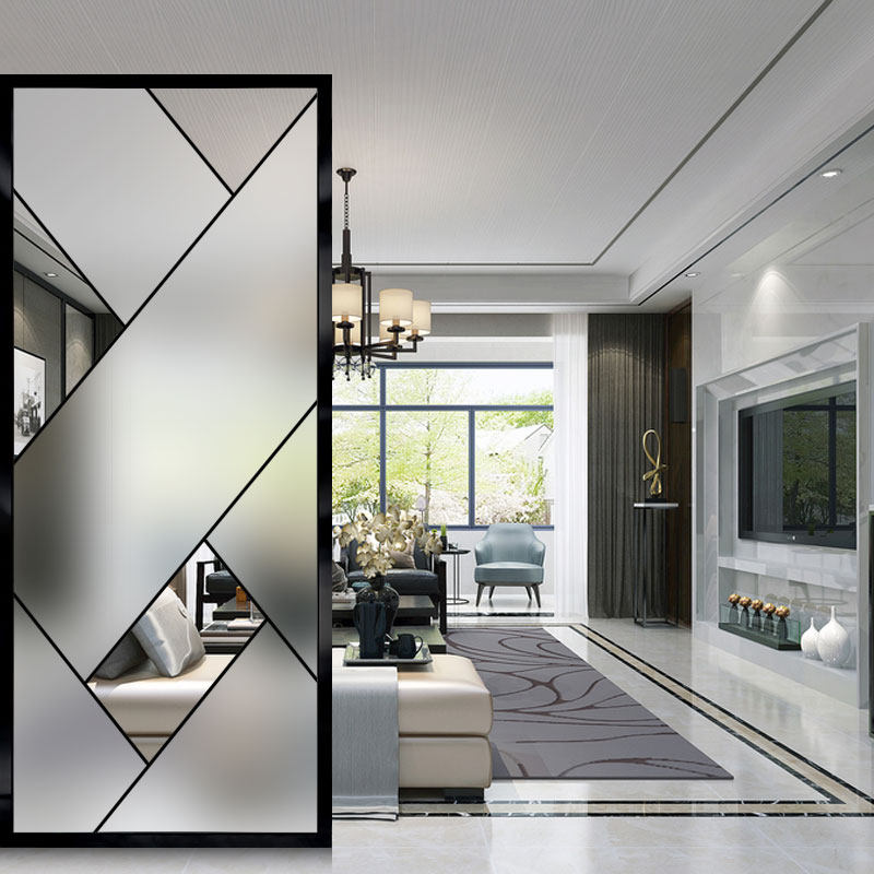 Entrance to the house Entrance Living Room Glass Screen Partition Wall Bedroom Shelter Home Modern Minima Decoration Light Luxury Small Family Style