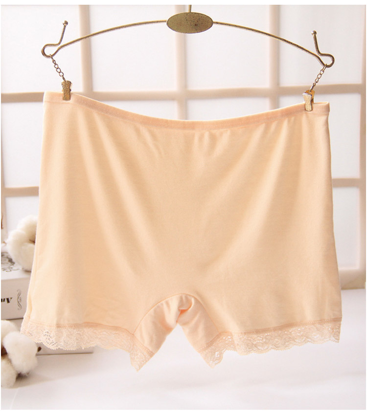 Quần an toàn chống chói ren ba quần không có quần legging chống sói quần bảo hiểm quần boxer quần short nữ mùa hè mỏng quần lọt khe nam cotton