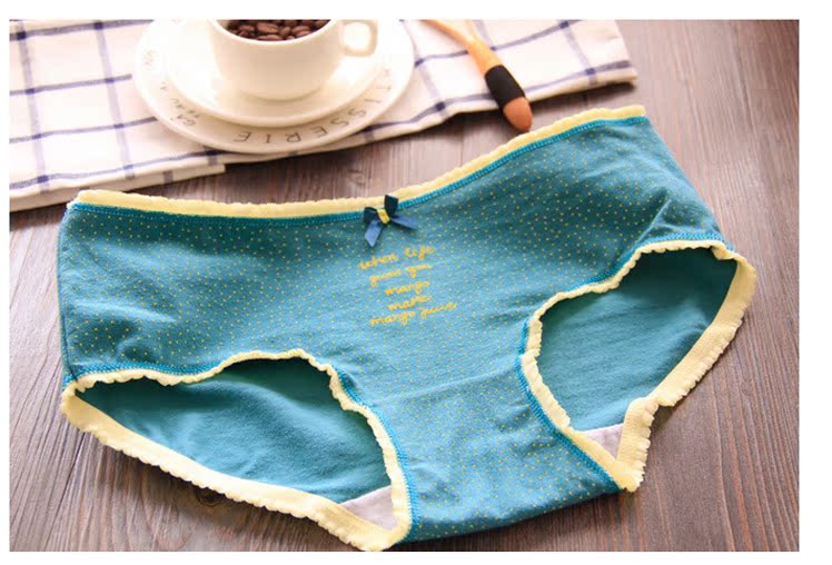 Mid-eo đồ lót nữ cotton dễ thương cô gái tam giác đồ lót nữ vải bông nhà máy bán buôn quần lót bầu