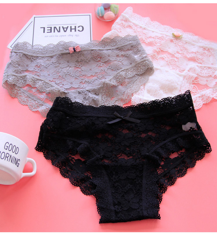 Đồ lót nữ bằng vải ren trong suốt gợi cảm gợi cảm cotton liền mạch waist Quần short tam giác siêu mỏng bán buôn quần lót nữ thun lạnh cao cấp