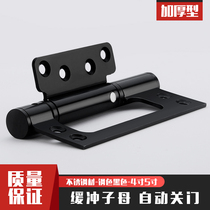 Invisible door hinge hydraulic buffer damping rebound stainless steel spring automatic closing door closer hinge dark