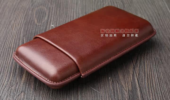 Robinski 3-й наполненный резным кожаным сигарным чехлом-1