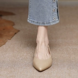 H.H Shoes の Французская платформа Polarot Shoes Reauthument, простая ol ol ol -syte Single Soune Женская весна и осень новая