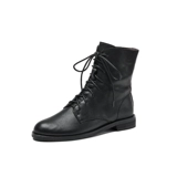 Martens, демисезонные черные короткие сапоги в английском стиле, в британском стиле