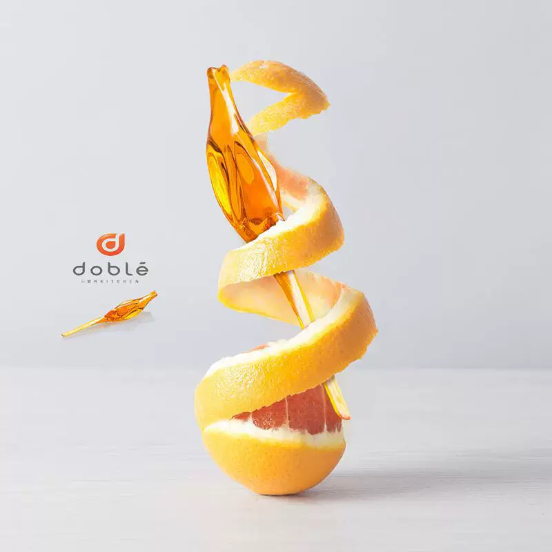 Южная Корея импортирован DOBLE Creative без вреда устройству для открытия оранжевого устройства с целью облегчения очистки апельсиновой кожуры прибор для очистки апельсиновой кожуры