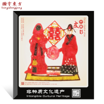 Send foreigners small gifts Shadow frame ornaments Xian commemorative Shaanxi folk characteristic crafts gifts