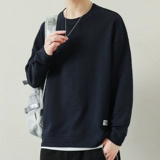 Демисезонный утепленный комплект с круглым воротником, базовый приятный телу лонгслив, оверсайз