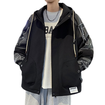 Jackets for men spring and autumn trendy brand loose casual tops handsome teenagers jackets early autumn jackets for men