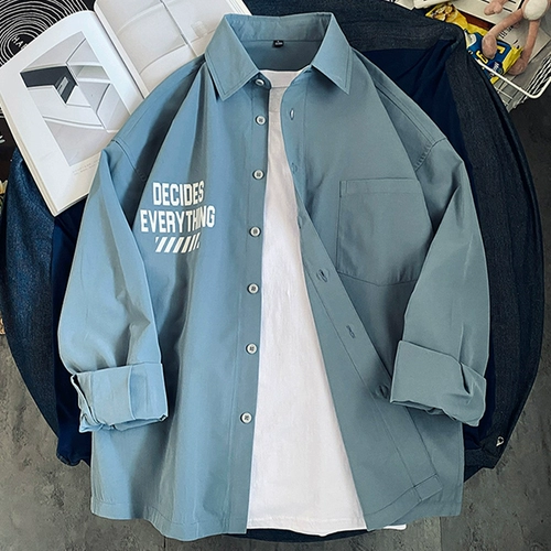 Трендовая рубашка, демисезонная куртка для отдыха