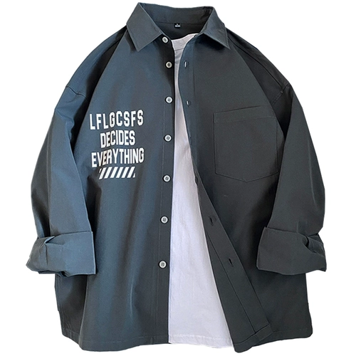 Трендовая рубашка, демисезонная куртка для отдыха