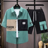 Зеленый шелковый дышащий освежающий комплект