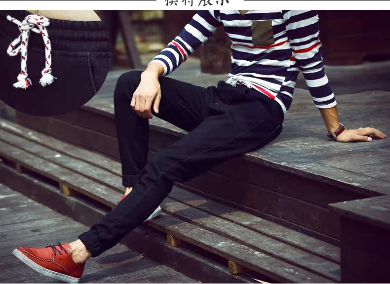 Jeans pour adolescent Sarouel en coton pour automne - Ref 1466314 Image 14