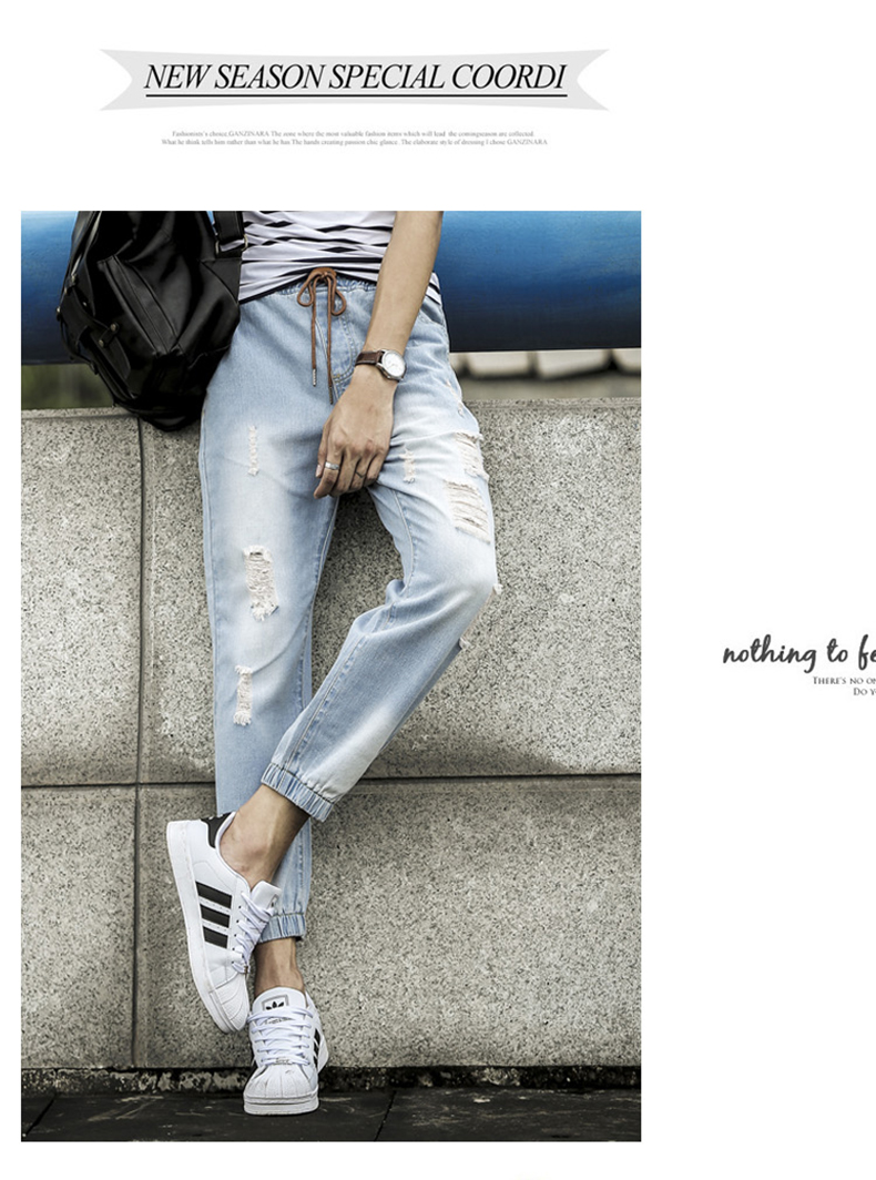 Jeans pour adolescent Sarouel en coton pour automne - Ref 1469984 Image 12
