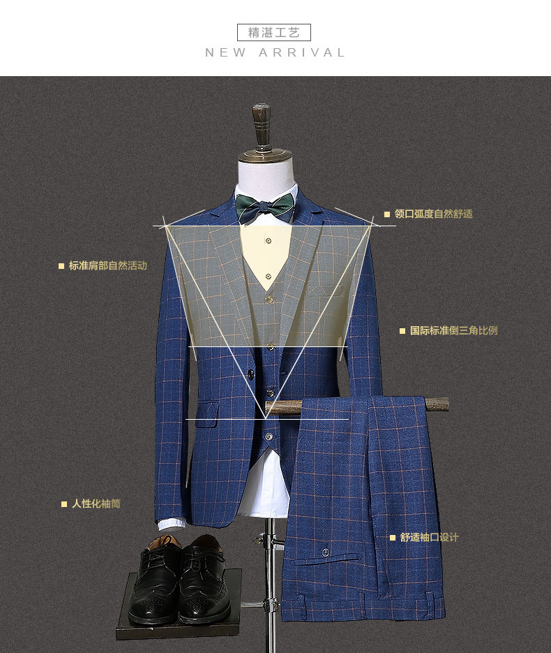 Costume homme en polyester pour Quatre saisons - Ref 1556938 Image 10